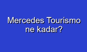 Mercedes Tourismo ne kadar?